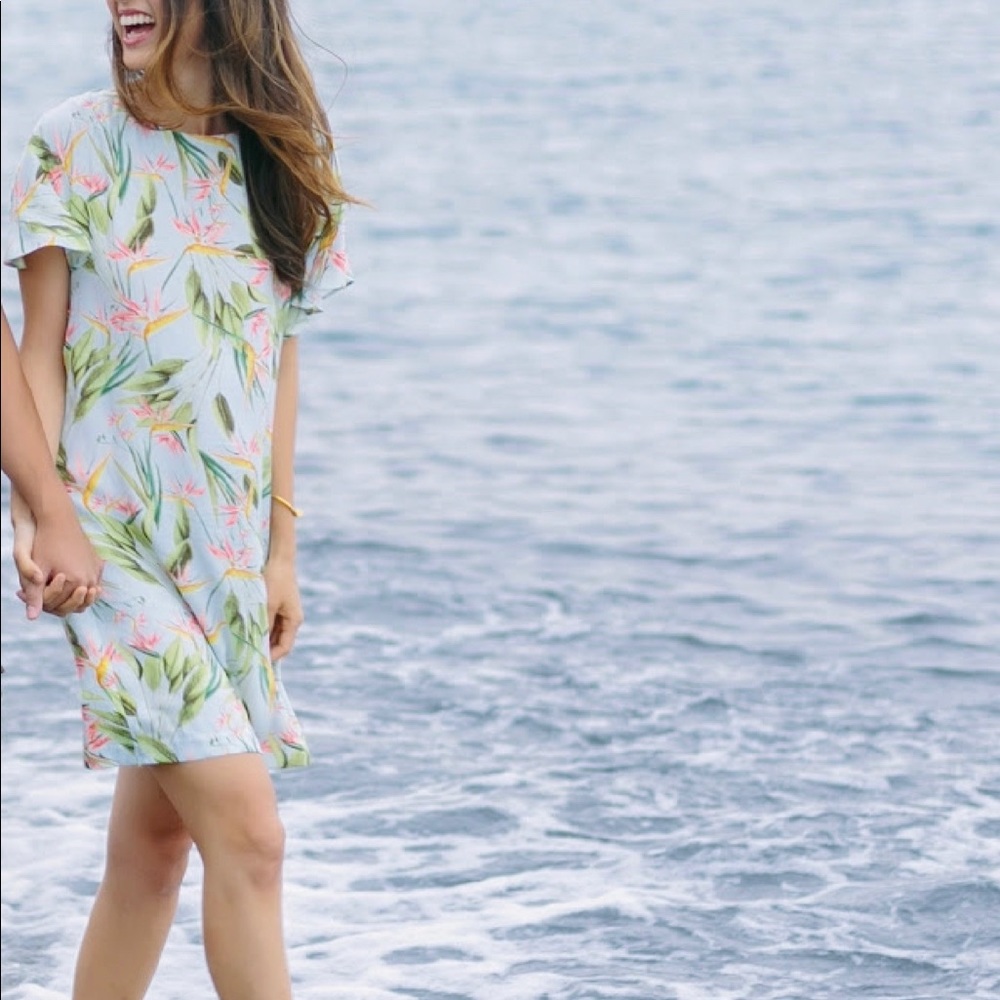 Zara Tropics Mini Dress
